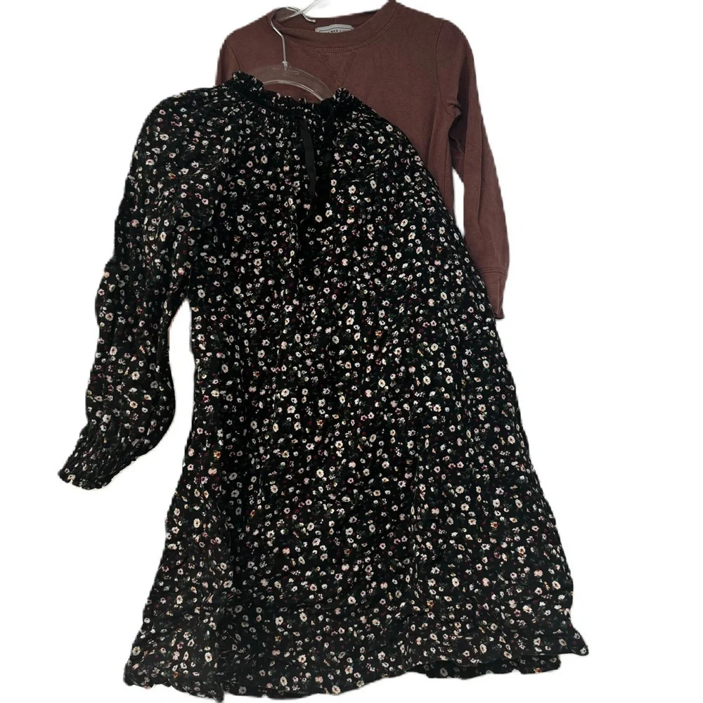 Peabee + Jae Ali Specials girls sz 5 dress bundle black floral pink fancy casual